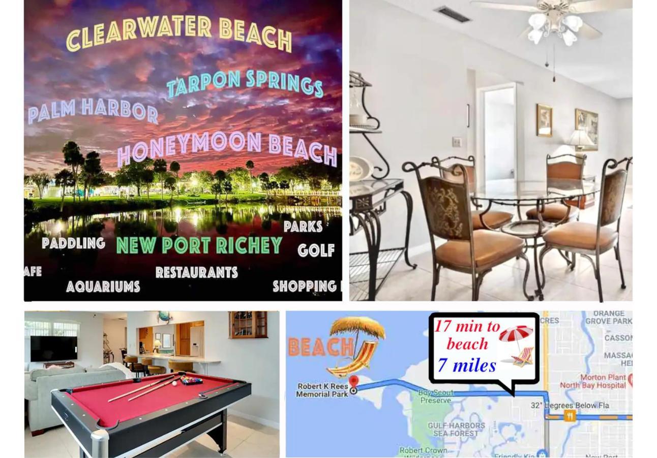 Villa "Impressa" - Billiard,Ping-Pong Table, Lanai, Fire Pit, Bbq Grill, View, Patio, Back Yard New Port Richey Exterior foto